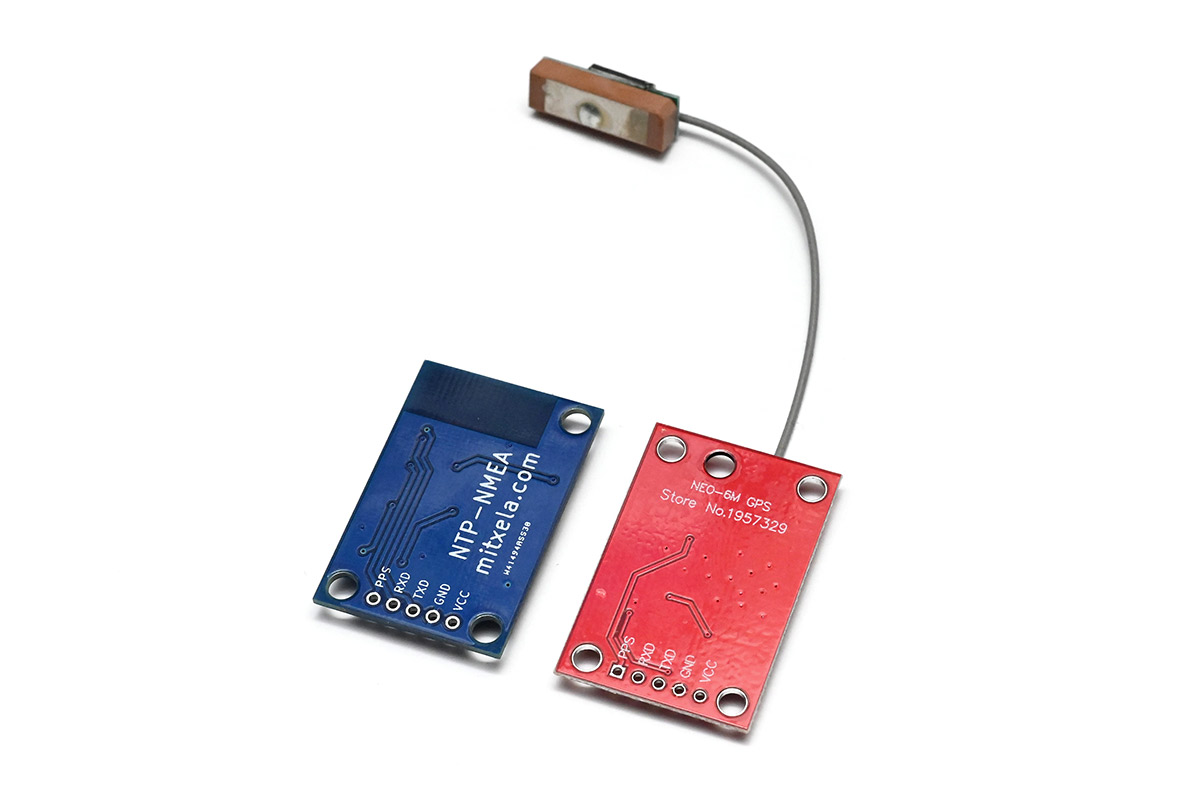 Comparison of our PCB with a GPS breakout board