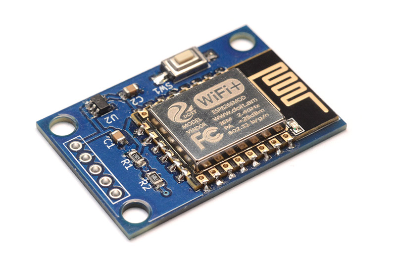 Breakout board for ESP8266 in the size and shape of a GPS module