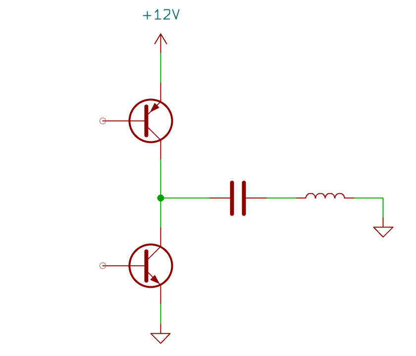 Schematic of capacitor technique