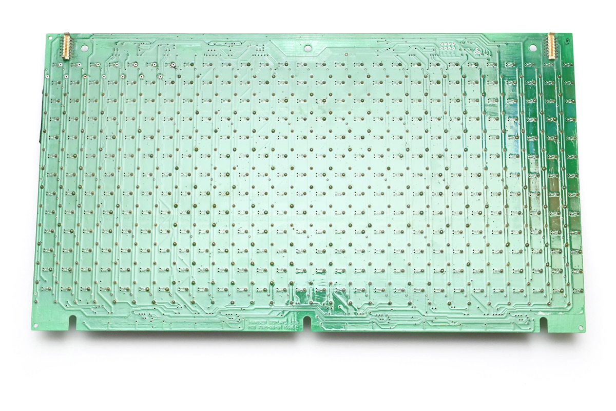 Rear of the panel with protective sheet removed