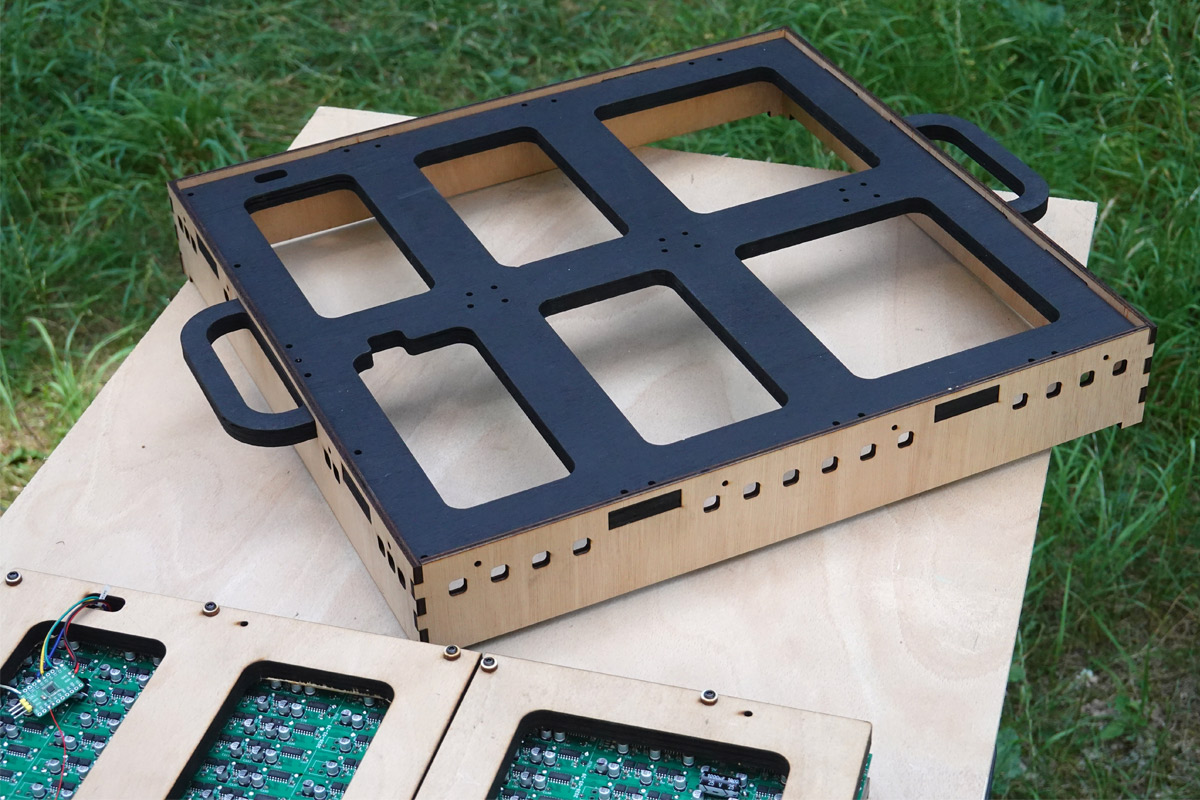 Plywood panel test assembly