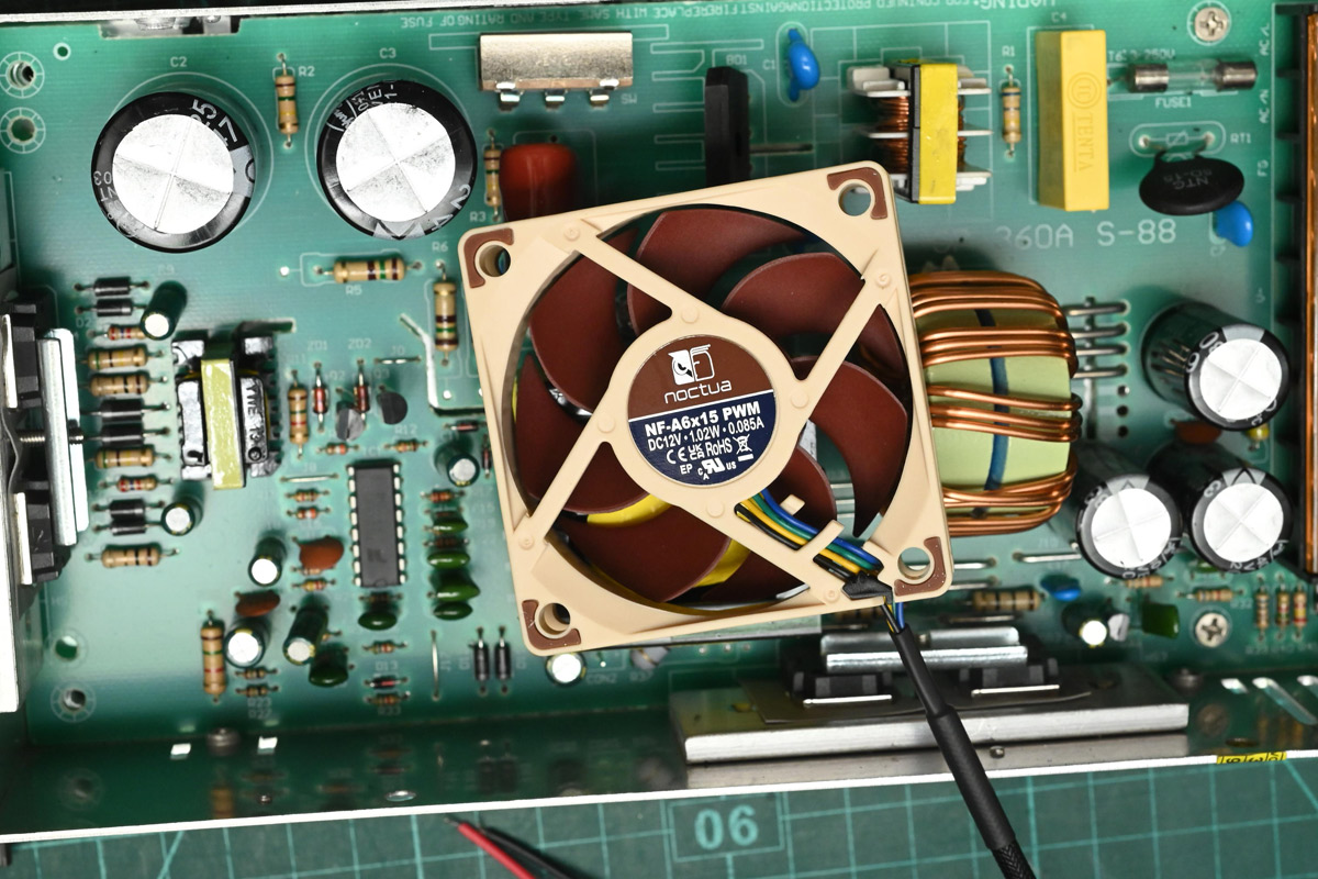 New fan ready to fit to PSU