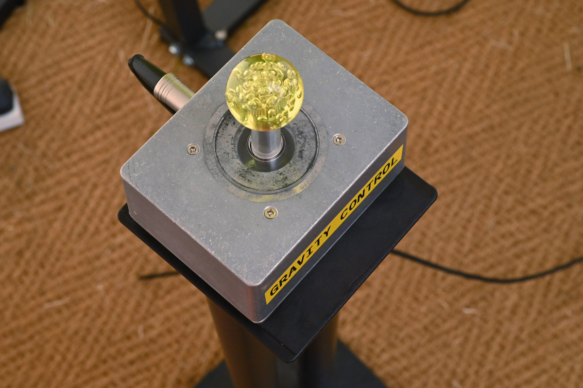 Joystick on last day, showing lots of use