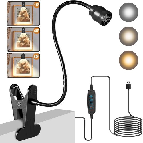 Product listing for USB gooseneck light