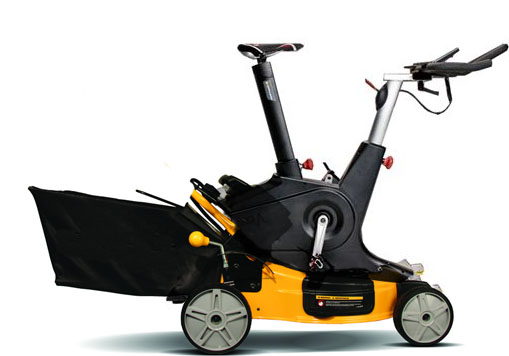 Illustration of the Exercise Mower