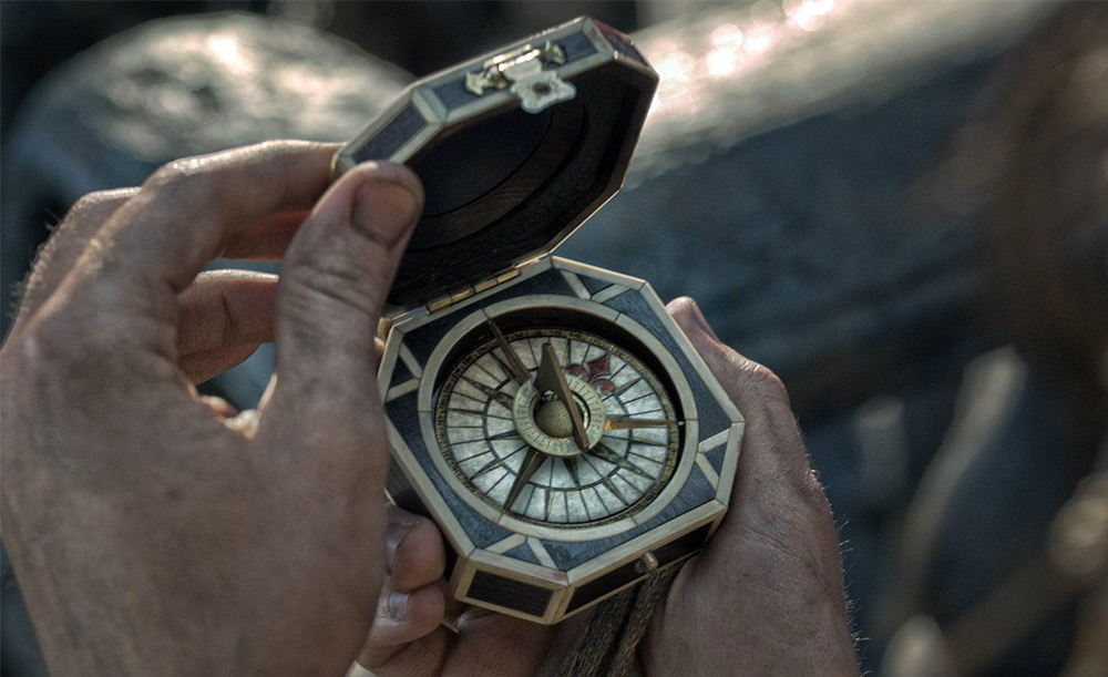 Another view of the compass from the film