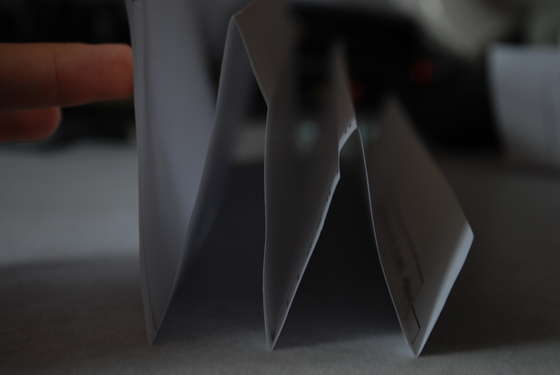 Folded paper