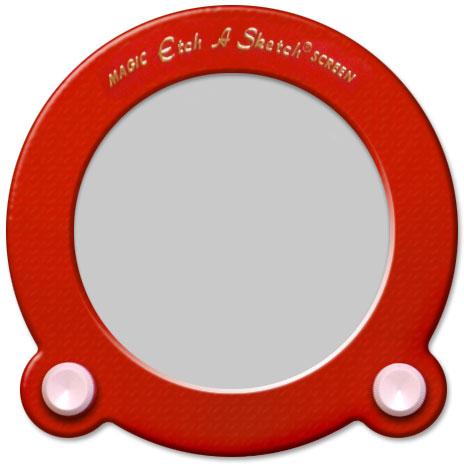 Round etch-a-sketch