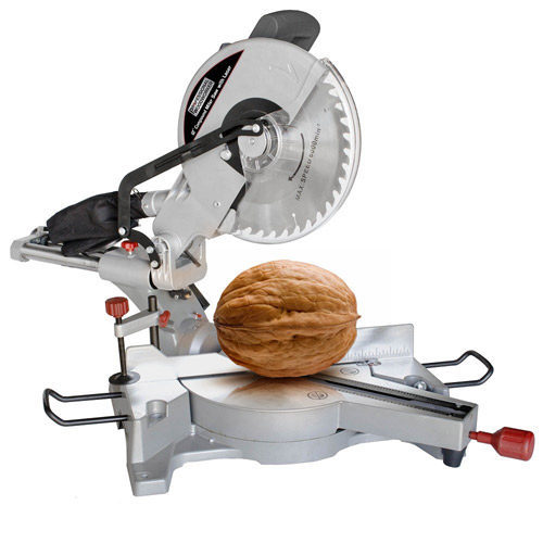 Illustration of the Mitre Saw for Walnuts