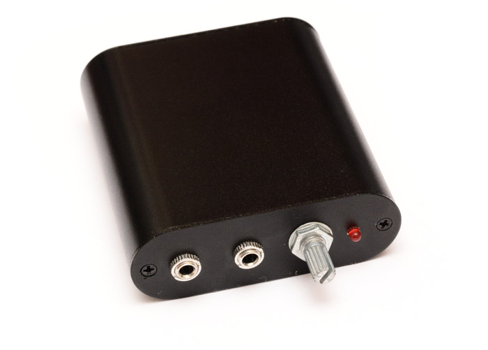 Finished headphone amp in enclosure