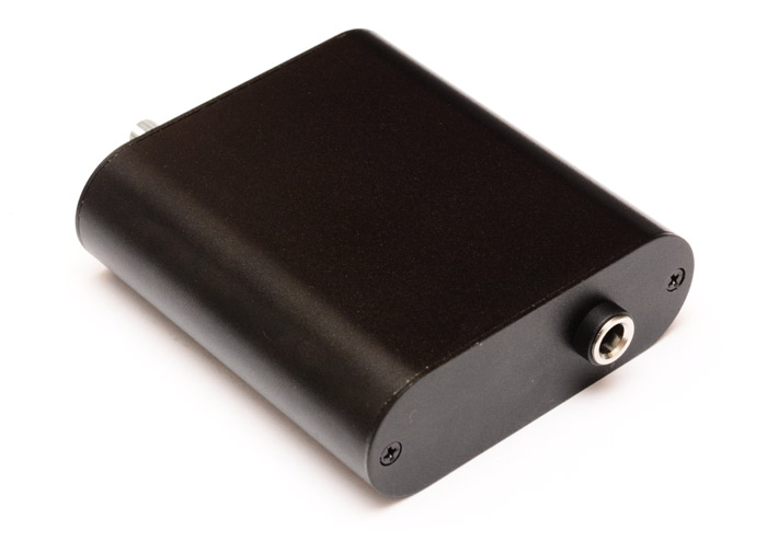 Rear of the headphone amplifier enclosure