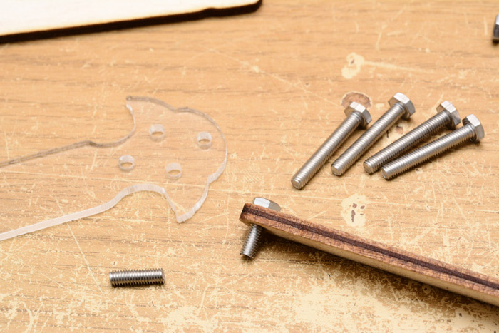 Bolts used for assembly