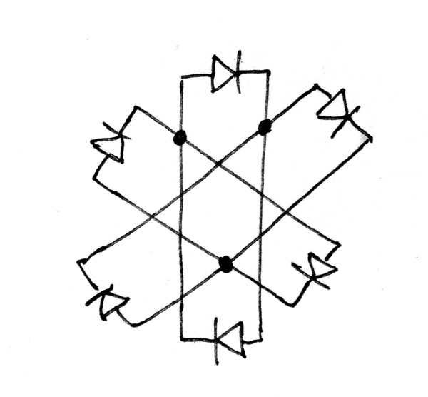 Charliestar LED geometric schematic