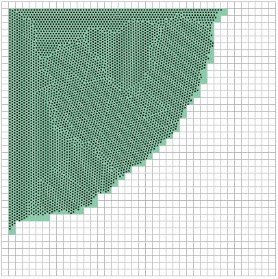 Something resembling crystal grain boundaries