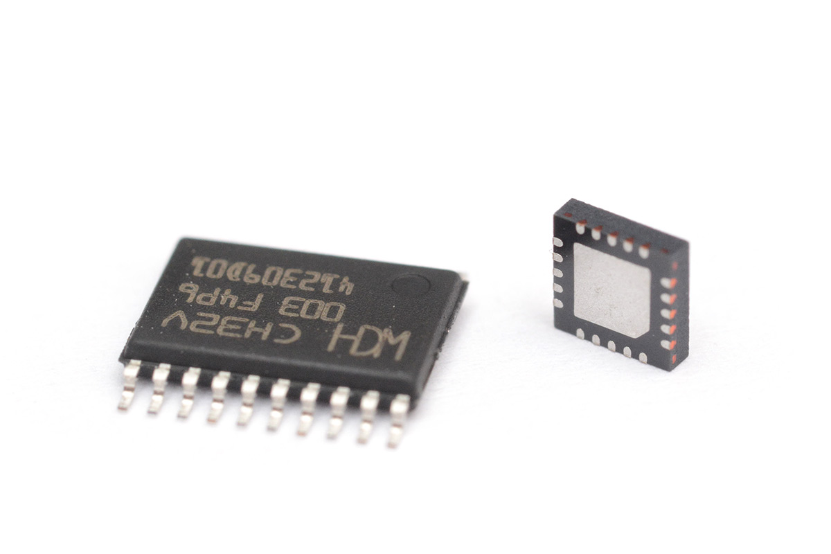 Bare ch32v003 chips