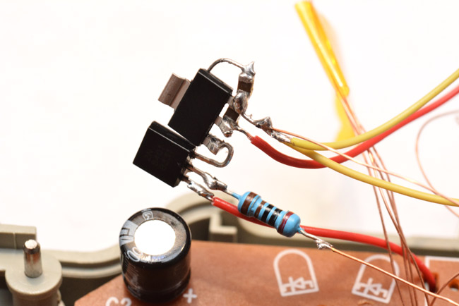 Power circuitry deadbug soldered