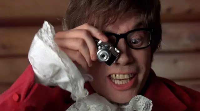 Austin Powers Hit Camera