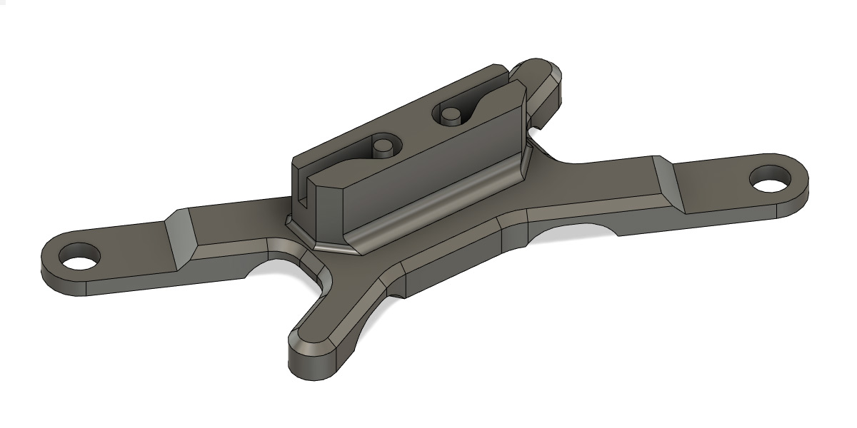 3D model of carriage attachment