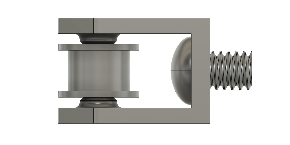 Pulley bracket design