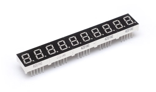 7-segment displays glued together