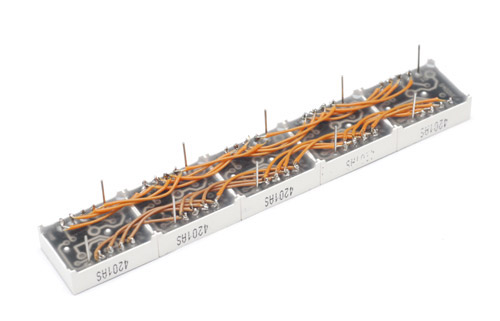 Wiring of the 7-segment displays