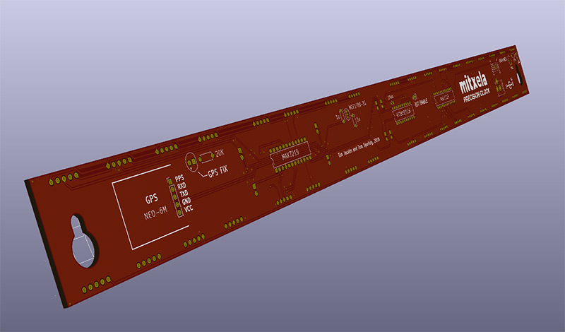 3D Render of the PCB