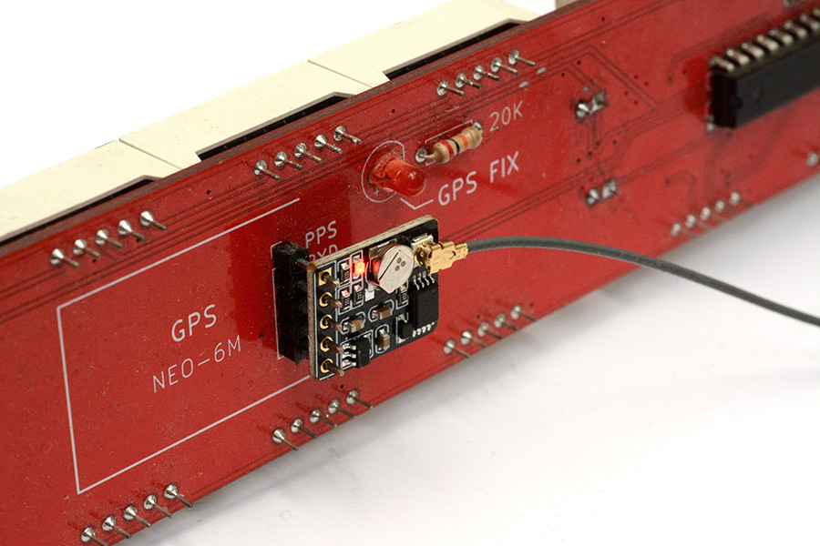 New GPS module mounted in reverse position