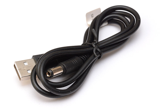 USB to barrel jack cable