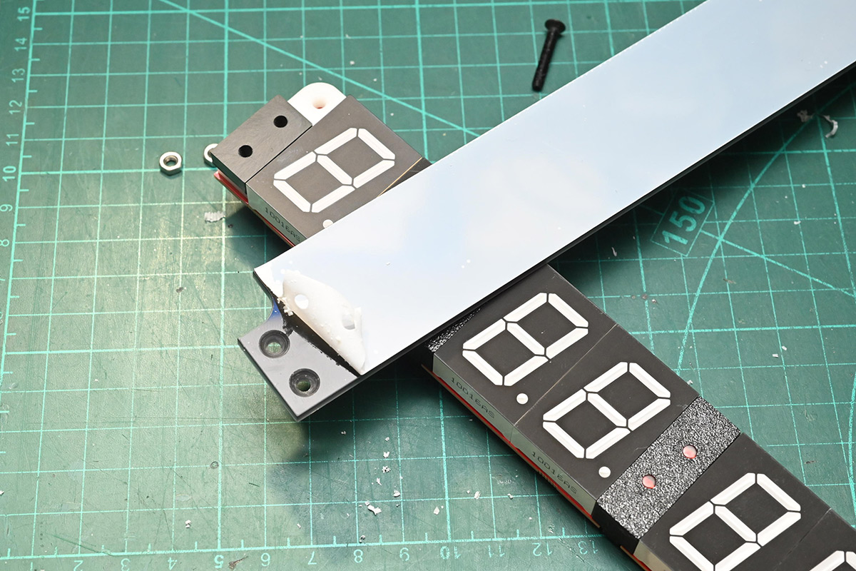 Acrylic cover almost ready to fit