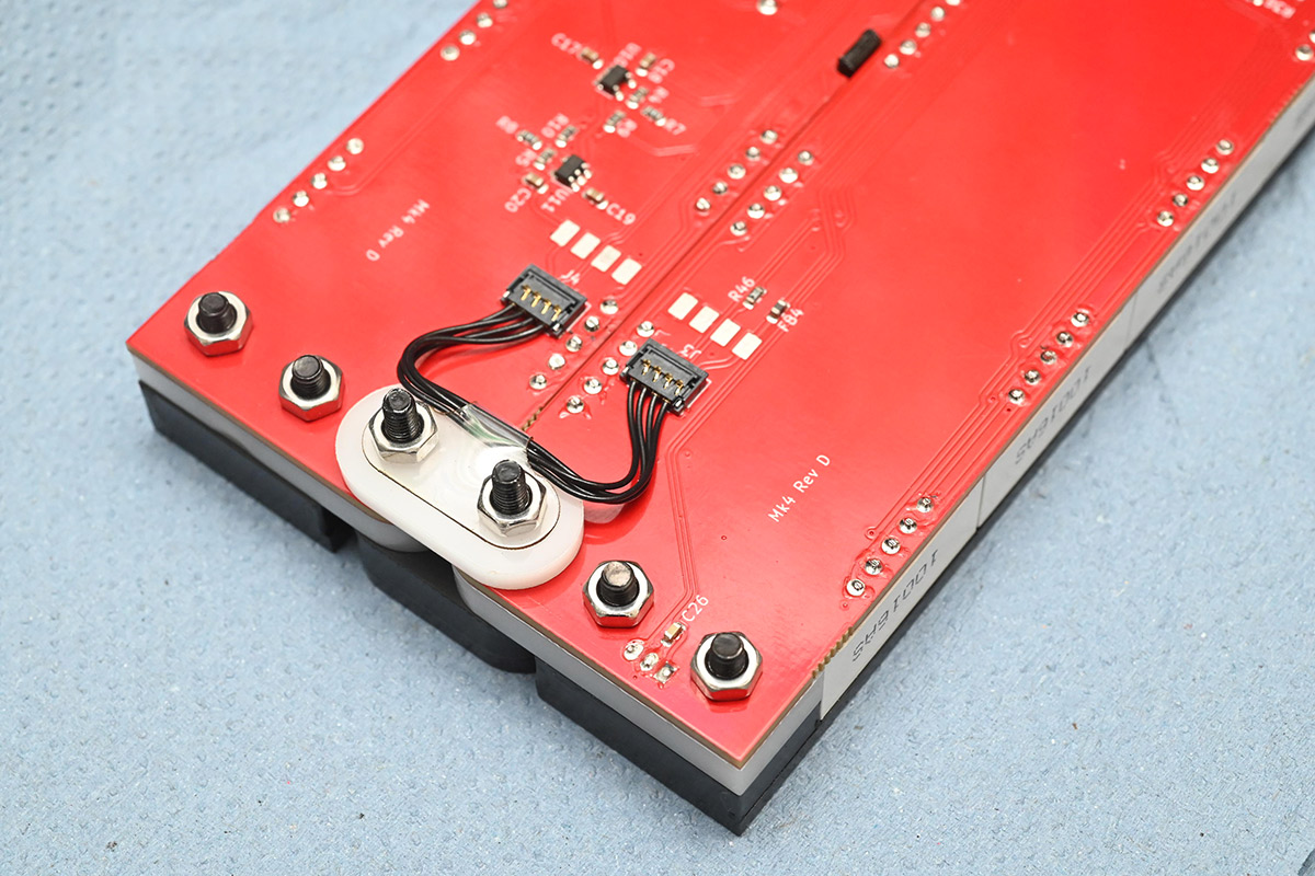 Rear side of hinge assembly