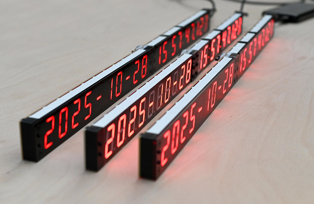 Comparison of three clocks