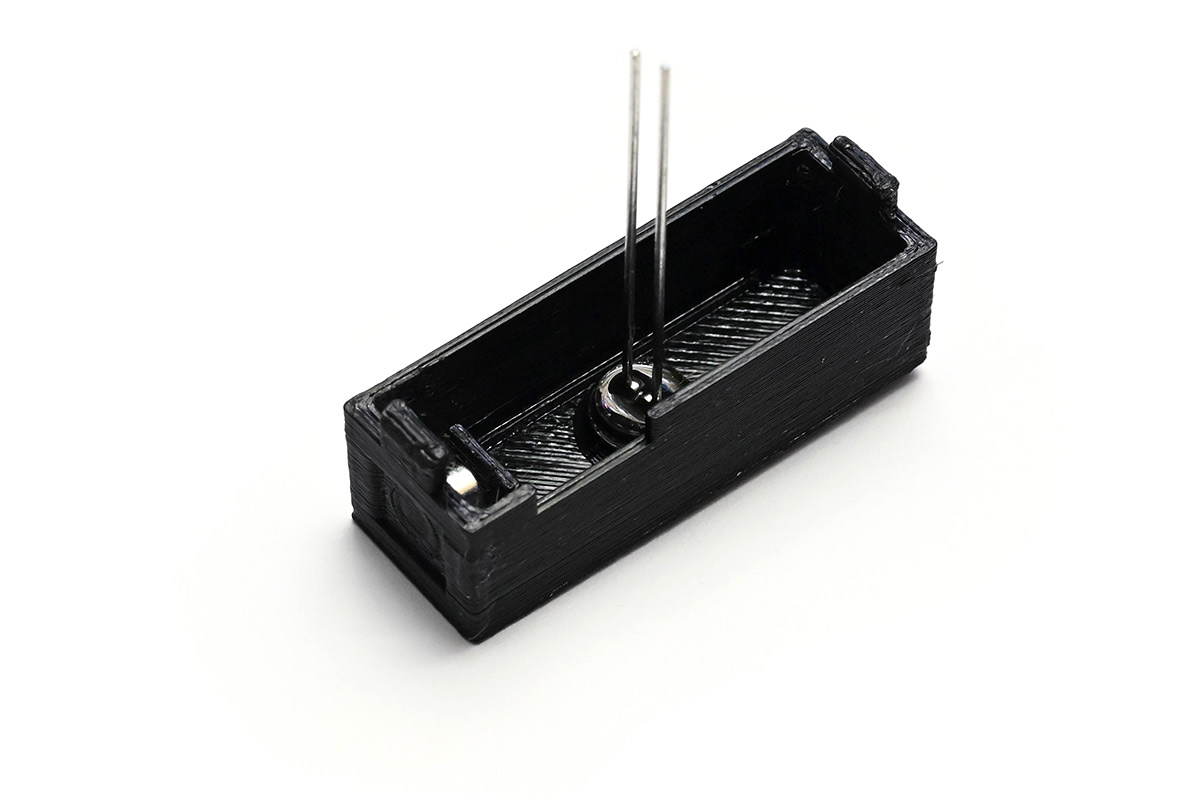 Phototransistor fits to last 3D printed part