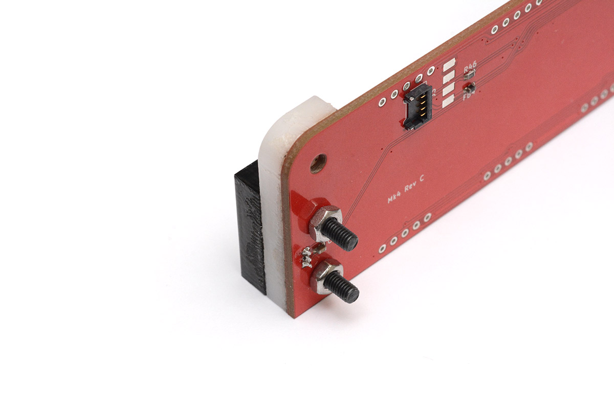 M3 Nuts fitted to back of board