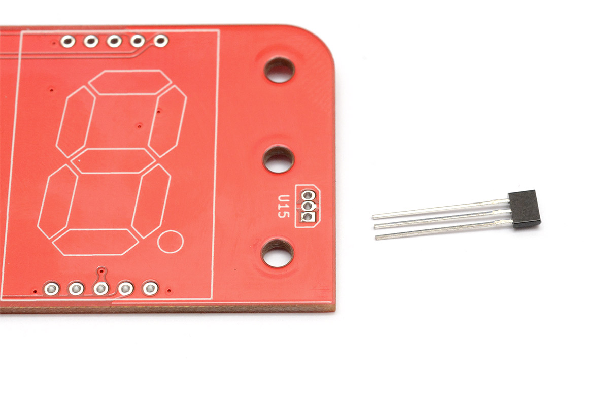 Hall sensor next to footprint U15