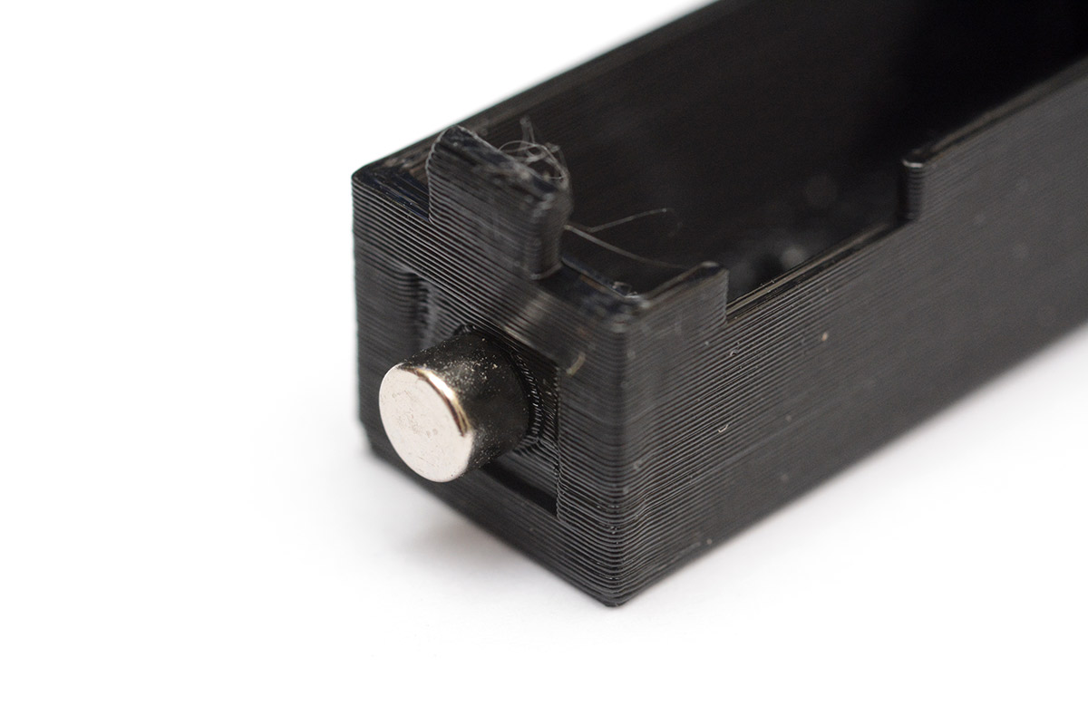 Remaining magnet used to confirm position