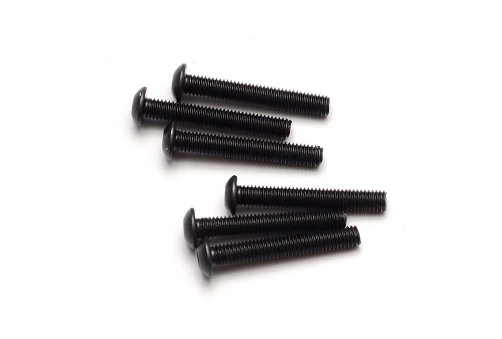 Six M3 bolts