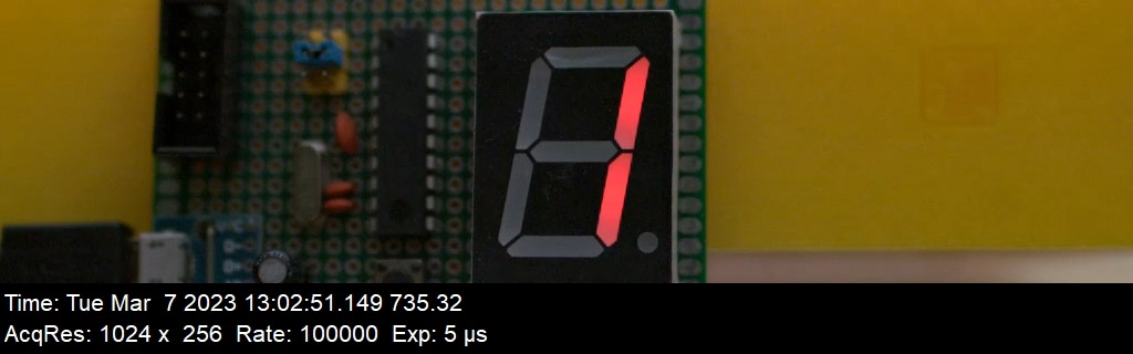 Microsecond prototype filmed at 100000FPS
