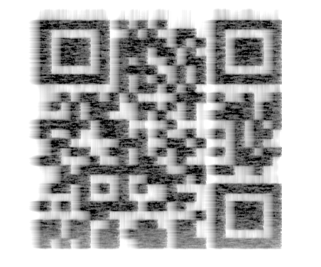 Spectrogram of an acoustic QR code