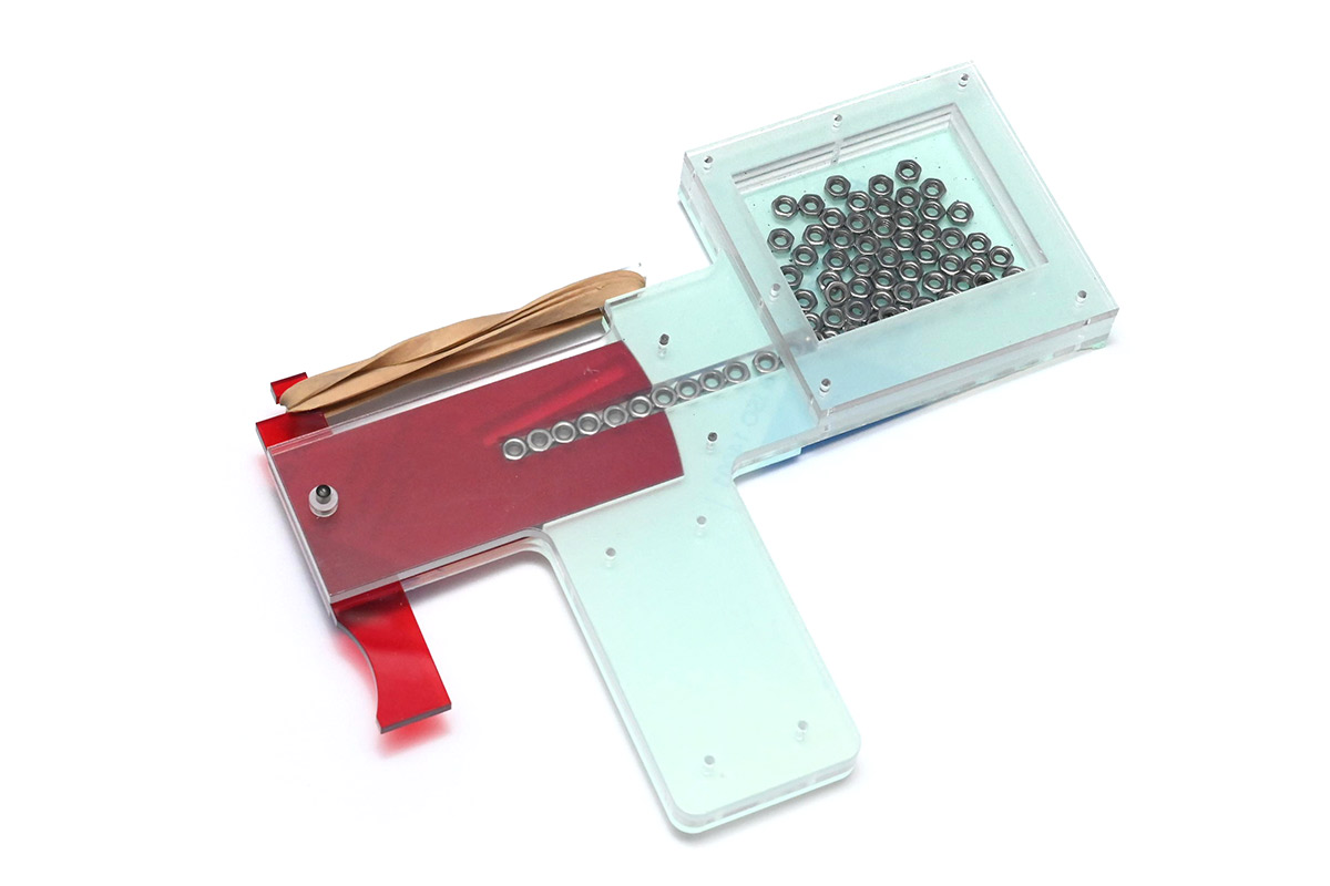 M3 Nut dispenser, partially filled