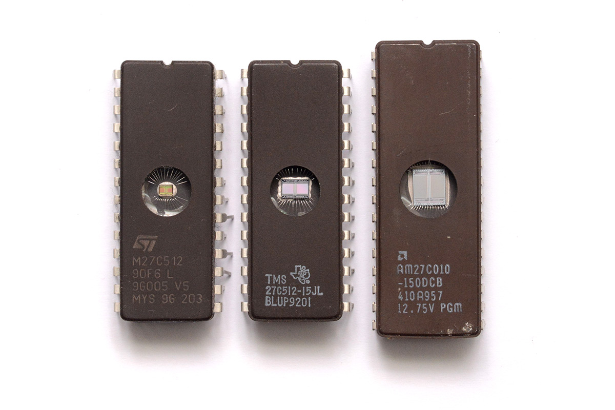 Old EPROM chips