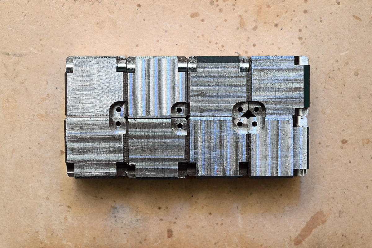 Eight cubes almost finished