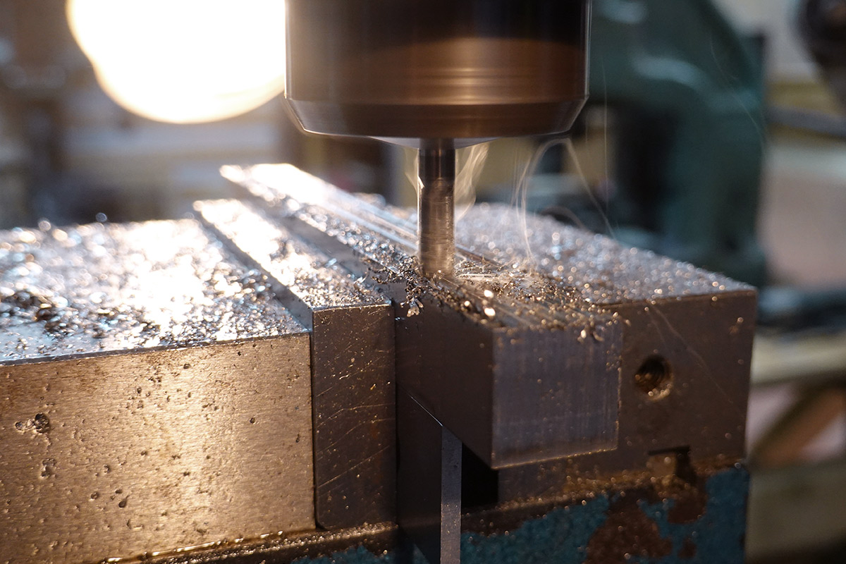 Milling the surface with a 6mm endmill