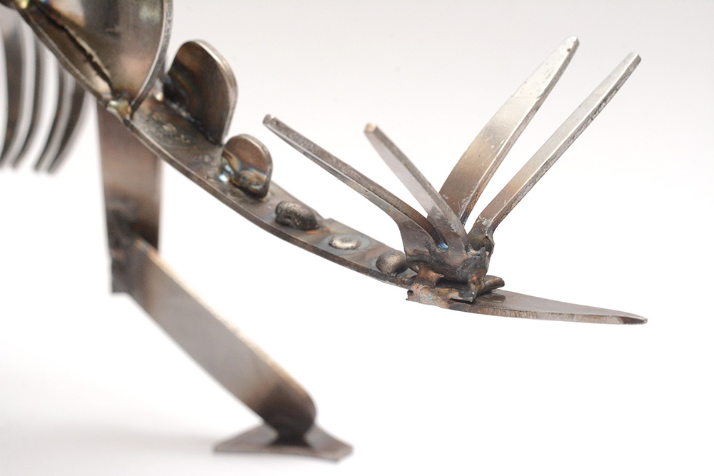 The thagomizer, made from a splayed fork