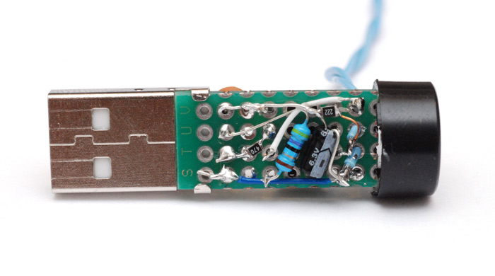 Underside of the morse key circuit