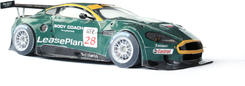 Papercraft aston martin