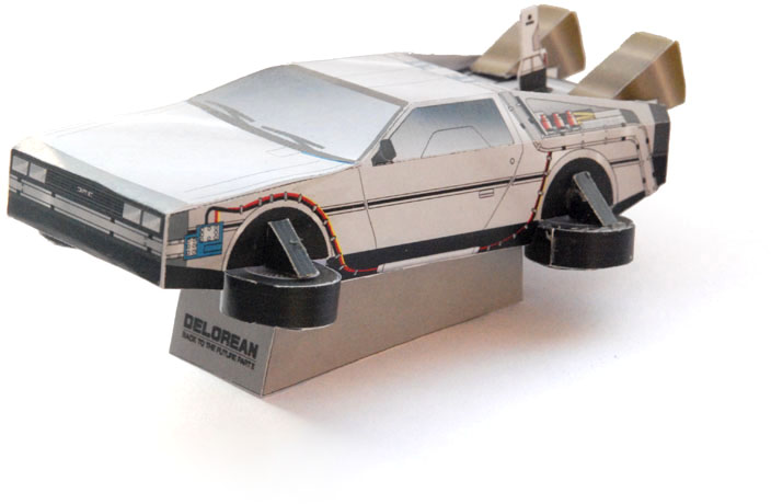 Papercraft delorean