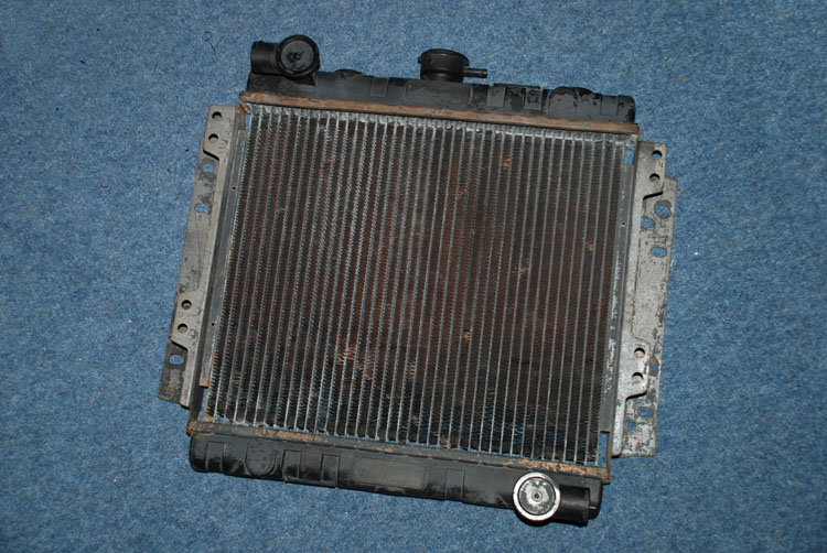 The car radiator we started with