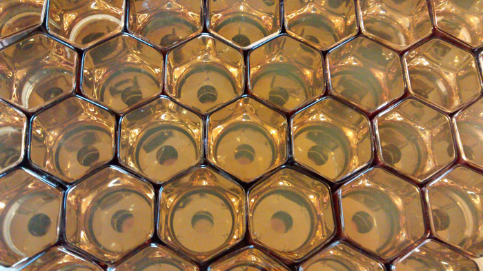 Tessellated hexagonal photomultiplier tubes