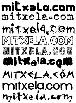 The many fonts of mitxela.com