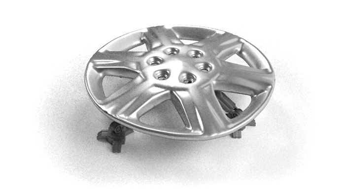 Render of the hubcap sprouting legs